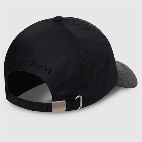 Anine Bing Jeremy Baseball Cap AB Nylon, Black